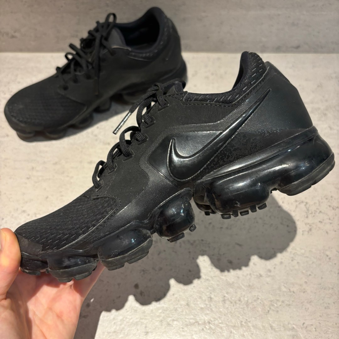 ORI Nike Air VaporMax CS Triple Black Women Women s Fashion