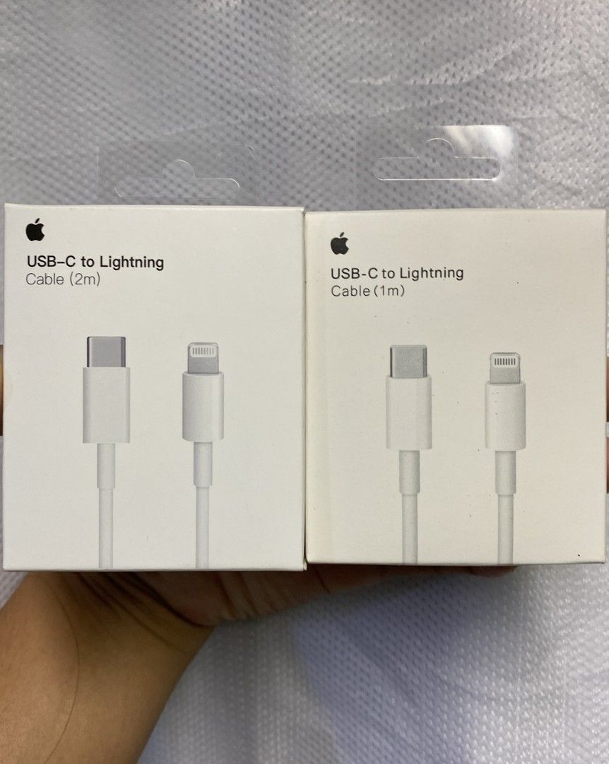 ORIGINAL IPHONE CHARGER TYPE C TO TYPE C CABLE 1M (Category: Chargers & Cables) located in Manila. Submitted by milasgadgetph (Listing ID 1269081209, Image 1). Description: Original iPhone charger☑️ BRADNEW AND SEALED PRICE LIST 📃🛒 Set iPhone charger 20W & 1M type c to Lightning-700 CABLE (1M) TYPE-C TO TYPE-C FOR MACBOOK-550 CABLE (2M) TYPE-C TO TYPE-C FOR MACBOOK-650 ADAPTER (35W)-850 ADAPTER (20W) - 550 CABLE (1M) TYPE-C TO LIGHTNING -450 CA