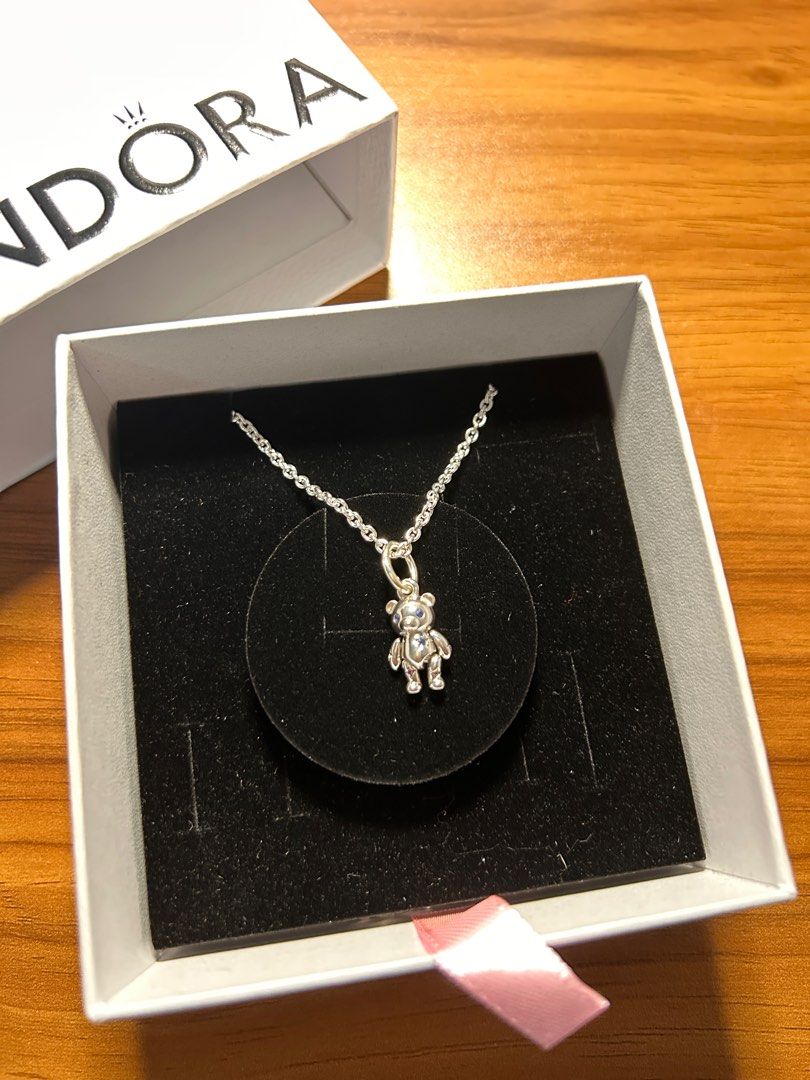 Pandora bear hot sale necklace