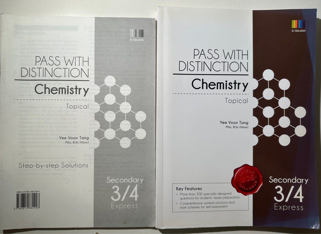 Pass With Distinction Chemistry Topical Secondary 3 and 4 Express ...