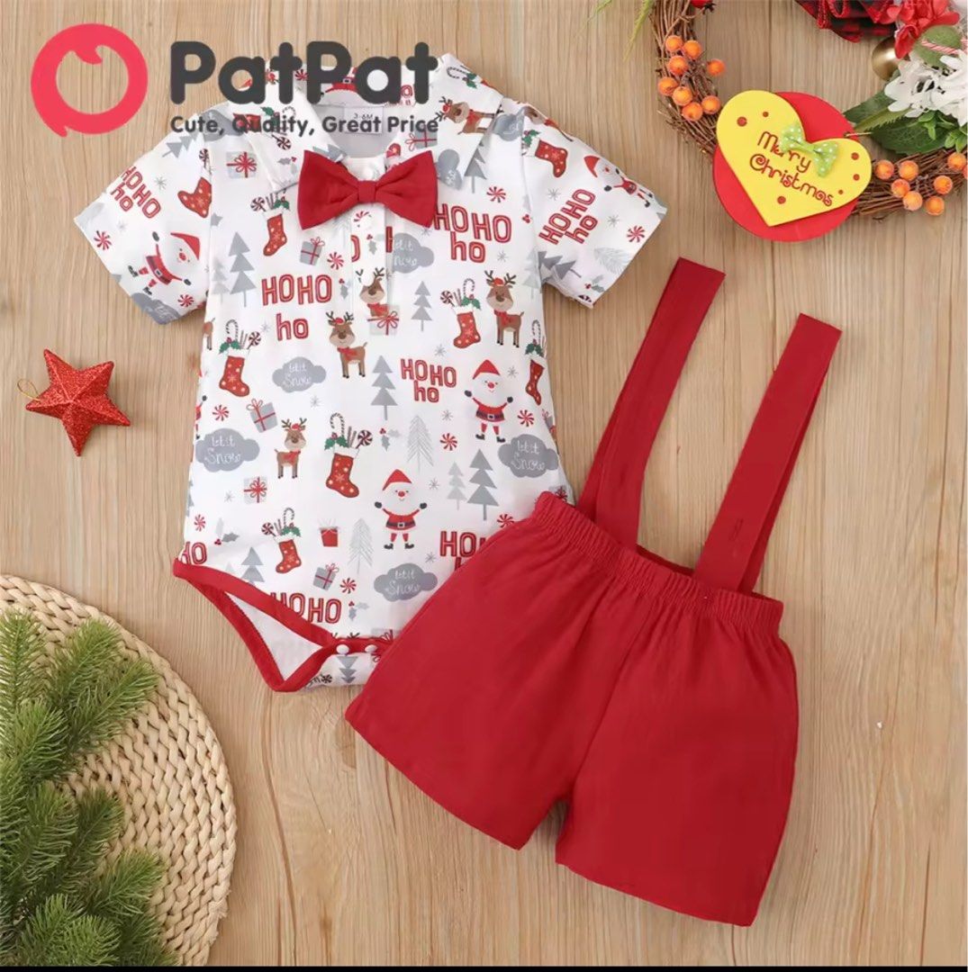 Christmas suit shop with shorts