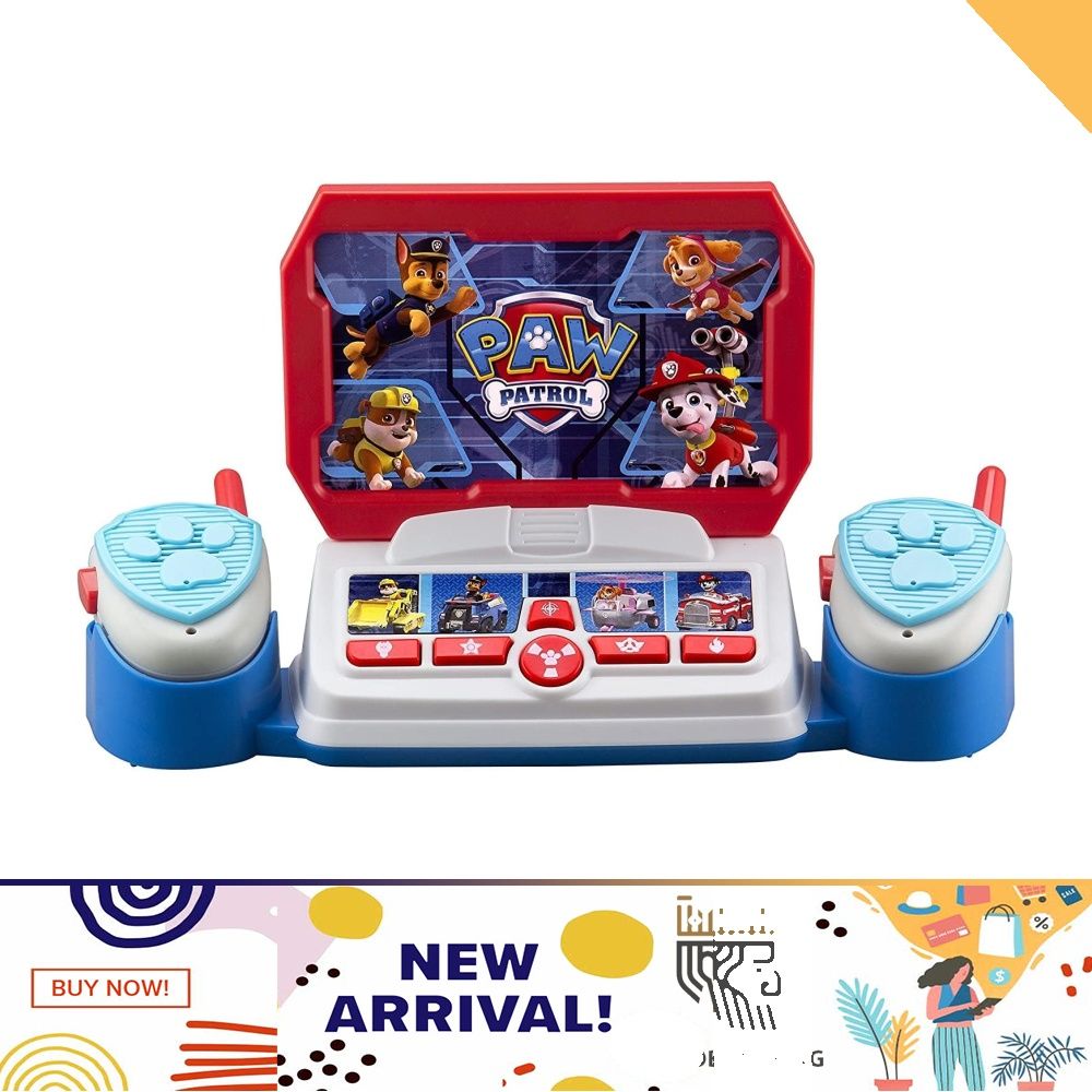 Paw Patrol Toy Walkie Talkie Command Center with Kid Friendly Two Way