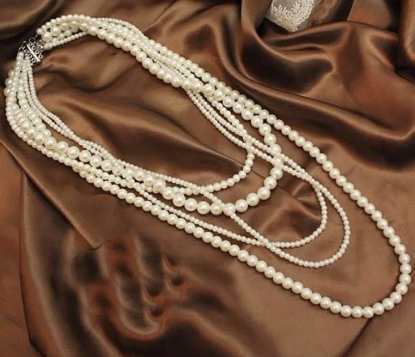 Pearl Statement Necklace Women s Fashion Jewelry Organisers