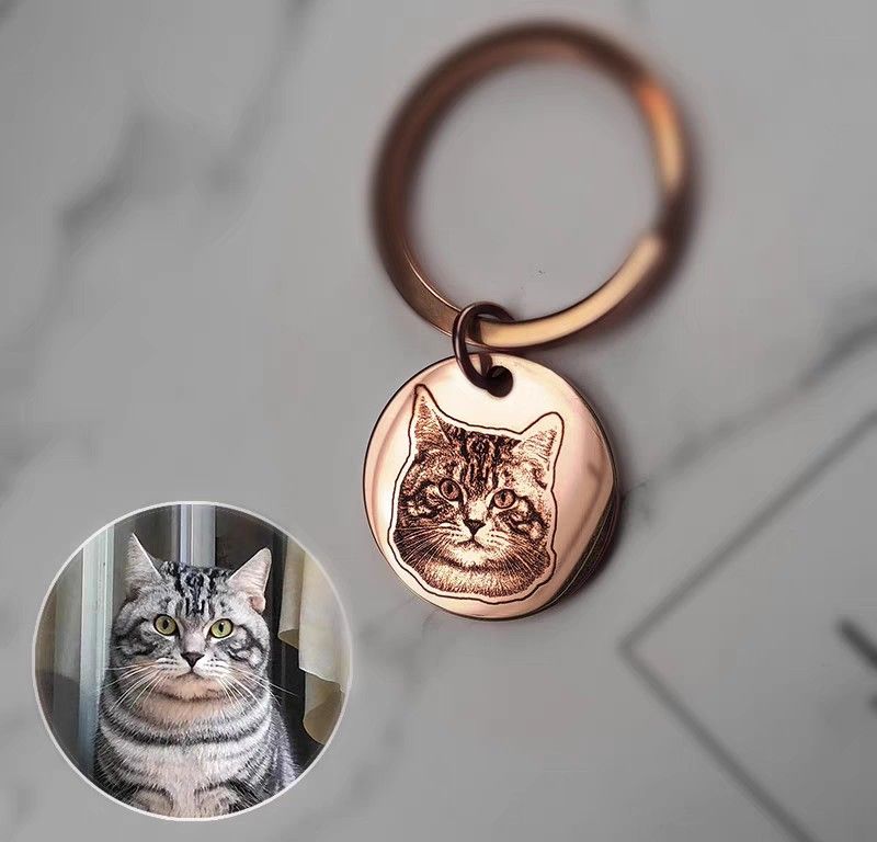 Custom Pet memorial keychain Lifestyle Services Pet Care