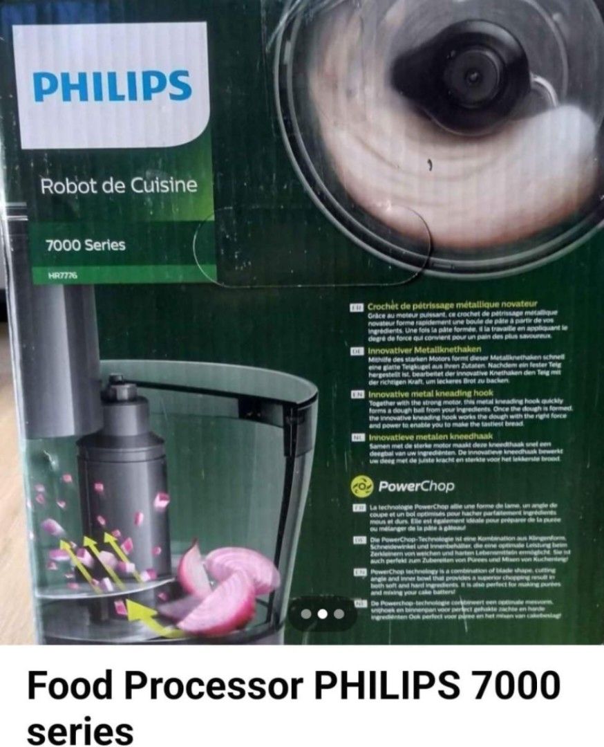 PHILIPS FOOD PROCESSOR 7000 SERIES, Furniture & Home Living