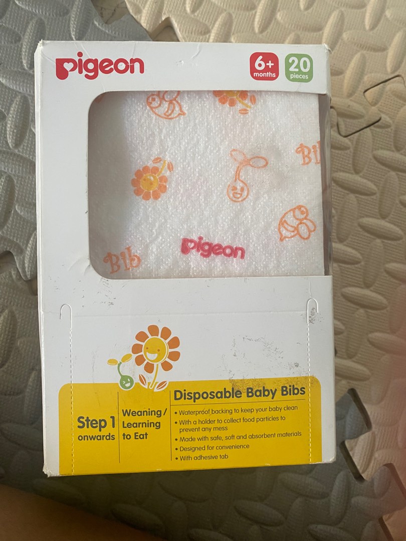 Pigeon disposable bibs on sale