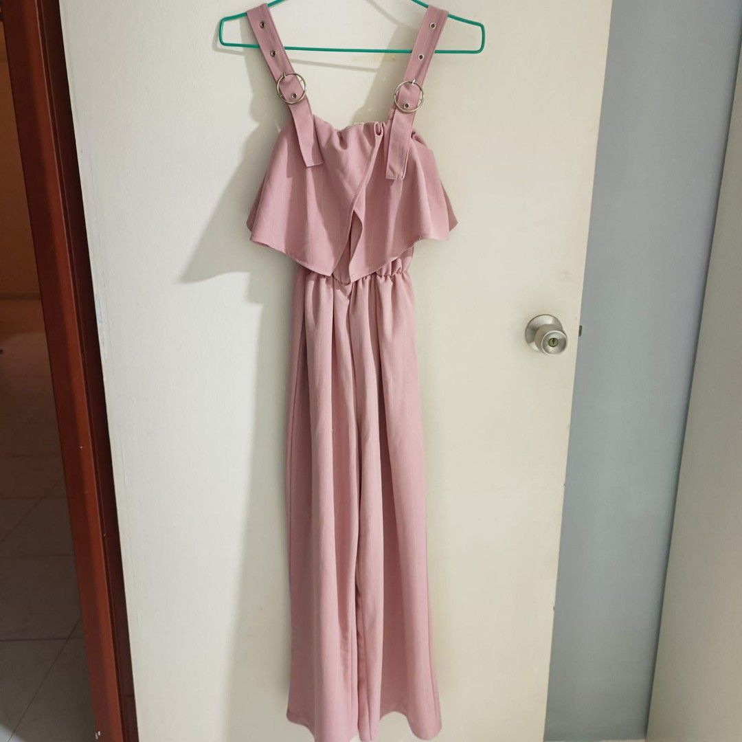 Pink maxi romper 2025