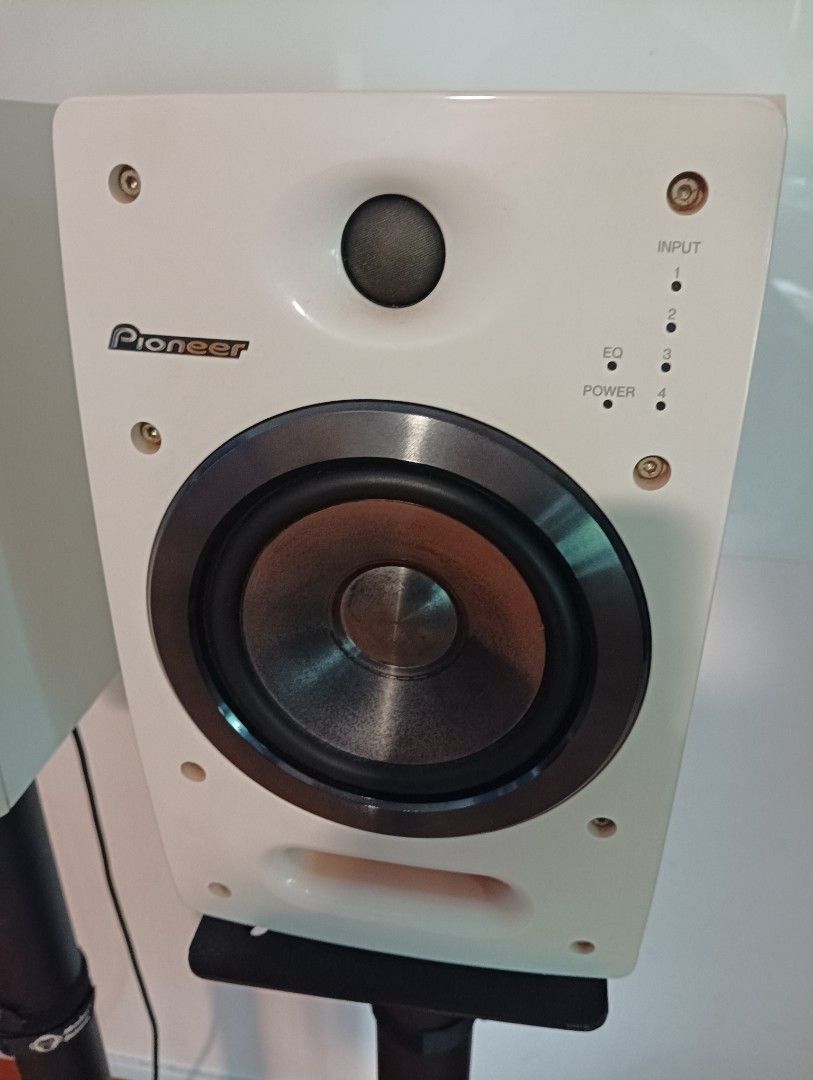 Pioneer Studio Monitors with stand, Audio, Soundbars, Speakers & Amplifiers on Carousell