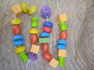 PlanToys Wooden Lacing Toy