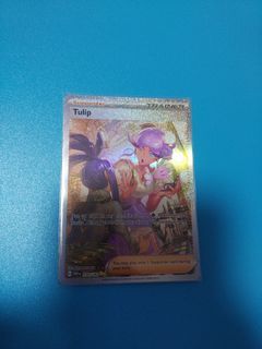 Pokemon TCG Tulip Full Art Trainer SIR Special Illustration Rare - SV04 Paradox Rift