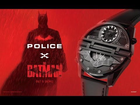 Police batman watch sales