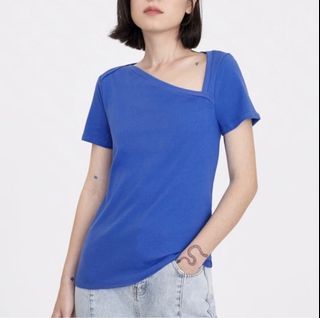Pomelo Asymmetric Neck Tee