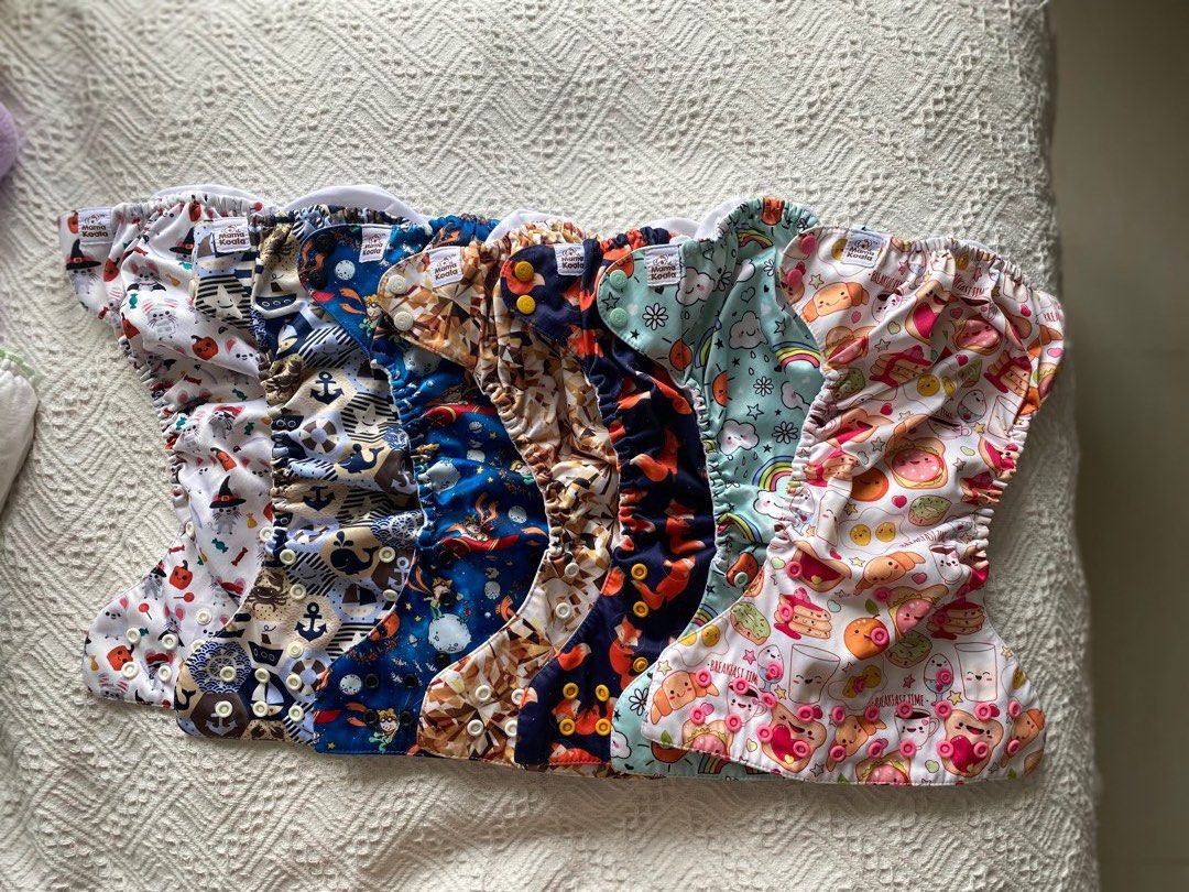 Preloved Mama Koala Baby Cloth Diapers Come with Inserts