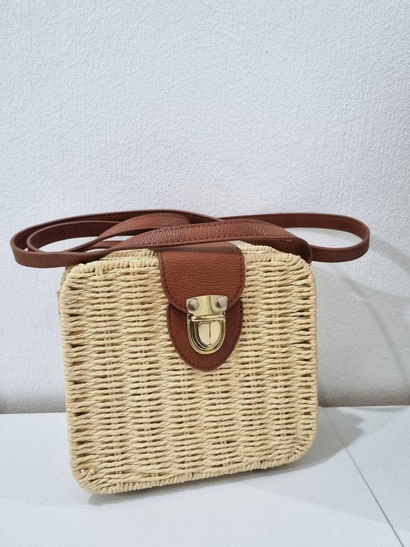 Primark rattan bag sales