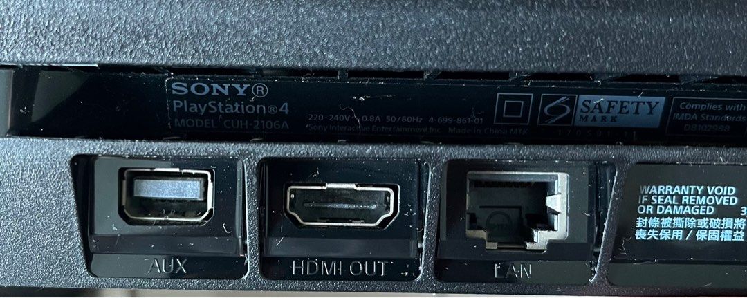 Serial number on shop ps4 slim