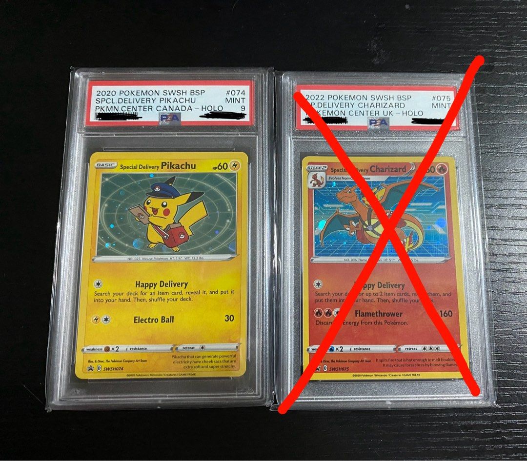 PSA 9 Special Delivery Pikachu Charizard Zard Pokemon Center Promo TCG Cards Graded Slabs, Hobbies & Toys, Toys & Games on Carousell PSA 9 Special Delivery Pikachu Charizard Zard Pokemon Center Promo TCG Cards Graded Slabs, Hobbies & Toys, Toys & Games on Carousell