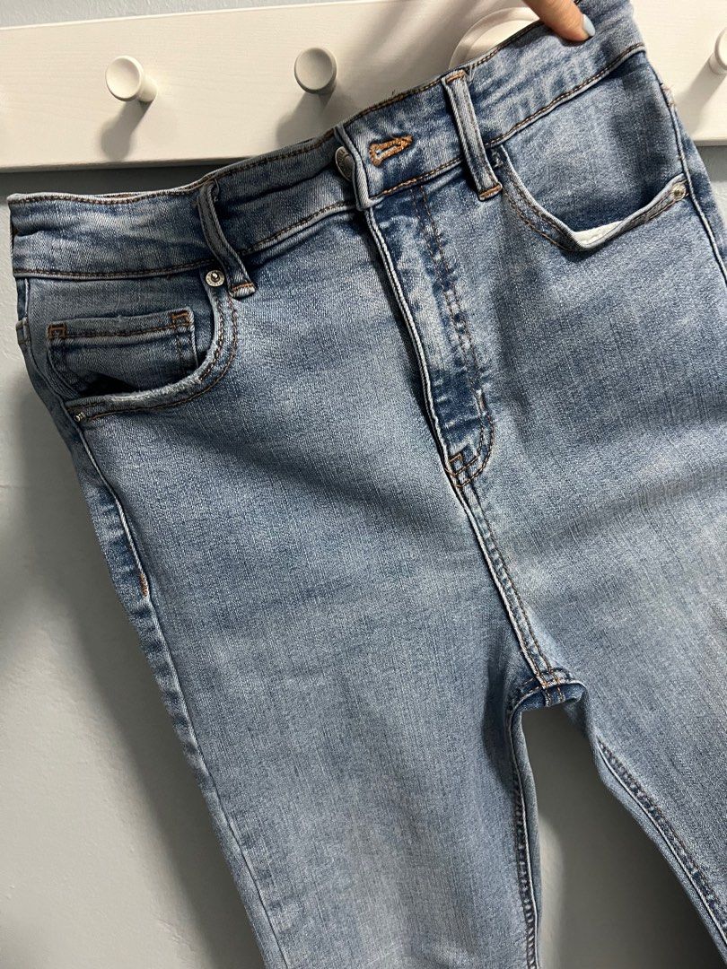 Pull and bear high waist skinny jeans shop