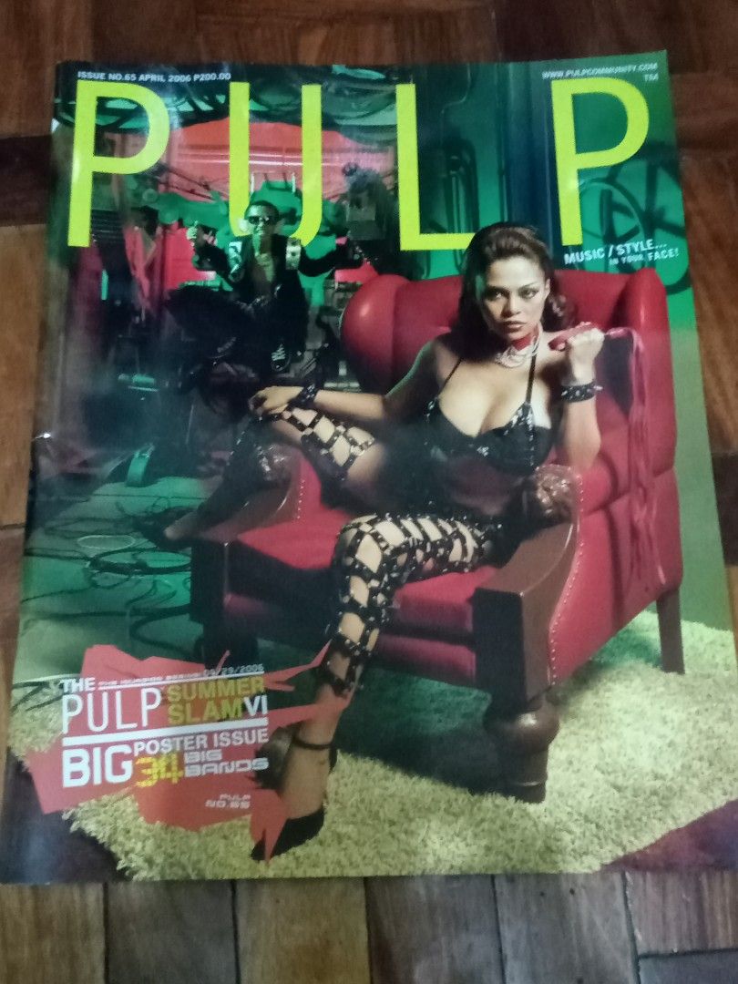 Pulp Magazine #65 Big Issue (Category: Magazines) located in Cainta. Submitted by onhandmerchmanila (Listing ID 1269194434, Image 1). Description: ◾Pulp Magazine #65 April 2006 ◾Big Poster Issue, 34 Big Bands ◾See pictures for details ◾RFS: Decluttering ◾Payment thru GCASH, MAYA, BPI, BDO ◾ Pickup at Village East Cainta.