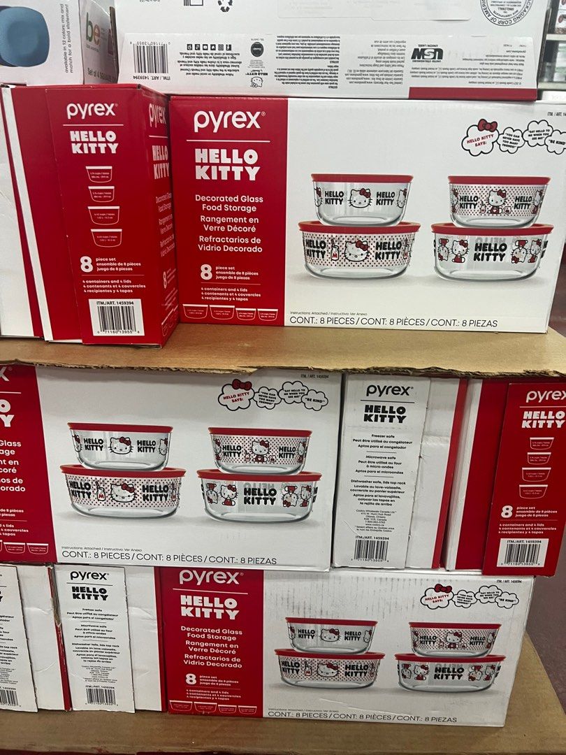 Pyrex Hello kitty, Furniture & Home Living, Kitchenware & Tableware ...