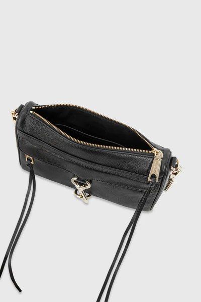 Rebecca minkoff black best sale mini mac