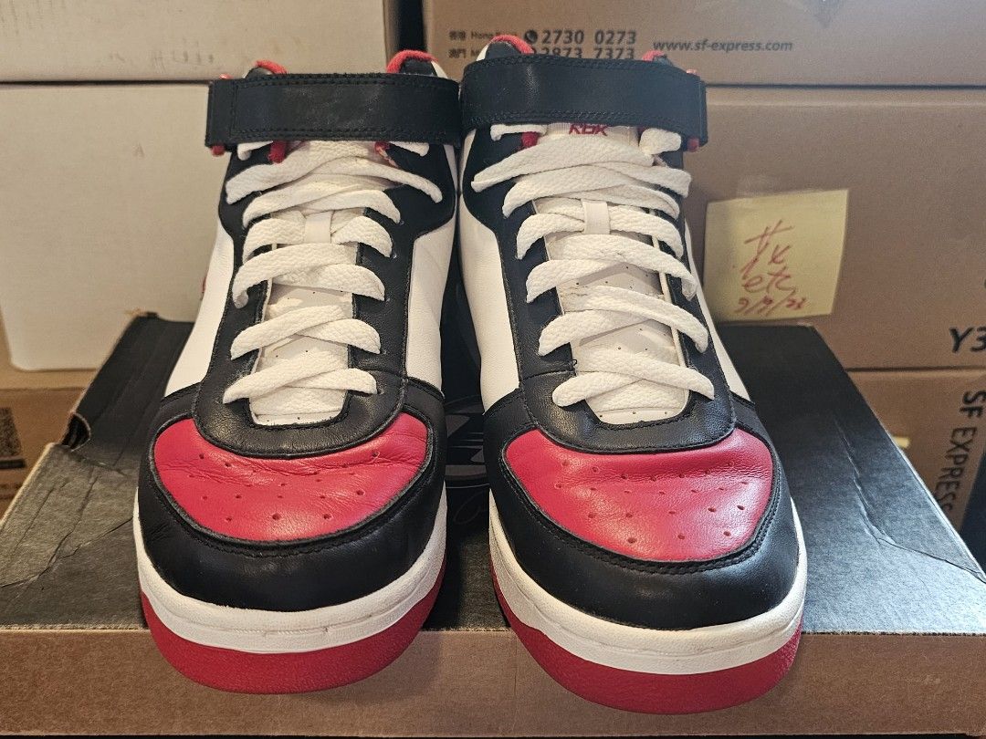 Reebok I3 Pressure Mid 76ers 4 100613 White Black Red US11.5 iverson question answer force dunk pump omni Carousell