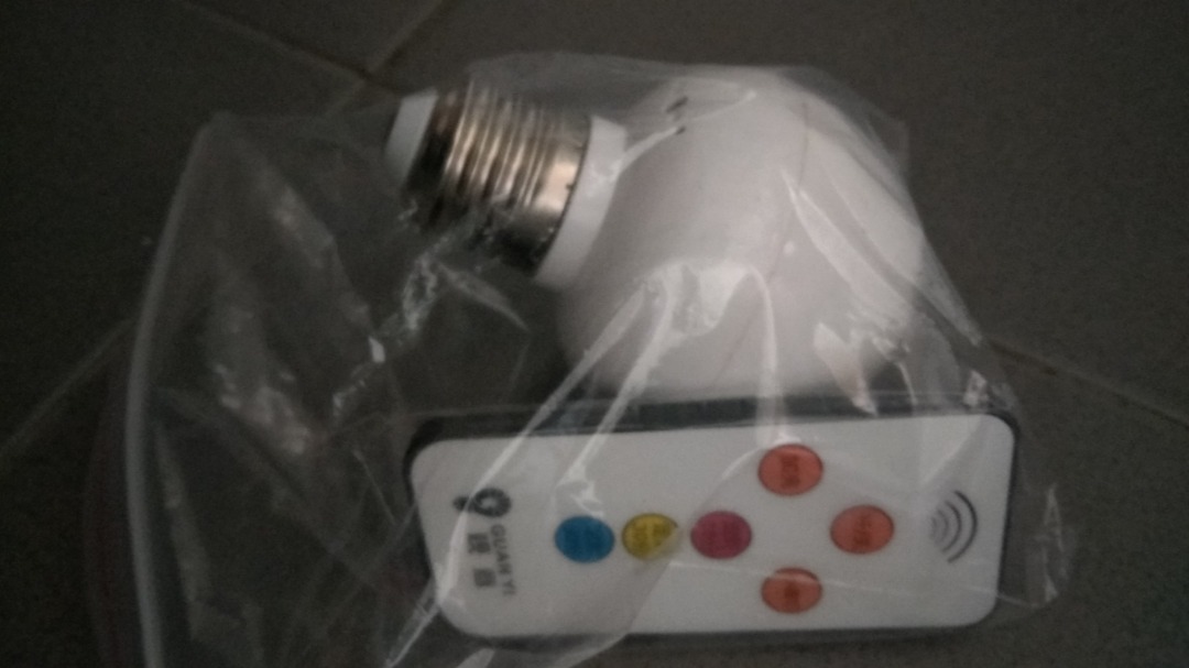 Remote Control E27 Light Bulb Holder, Furniture & Home Living, Lighting