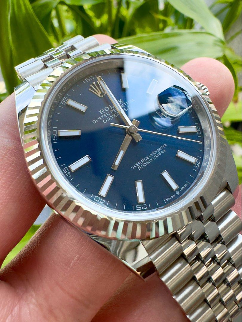 Rolex Datejust 126334 Blue Luxury Watches on Carousell