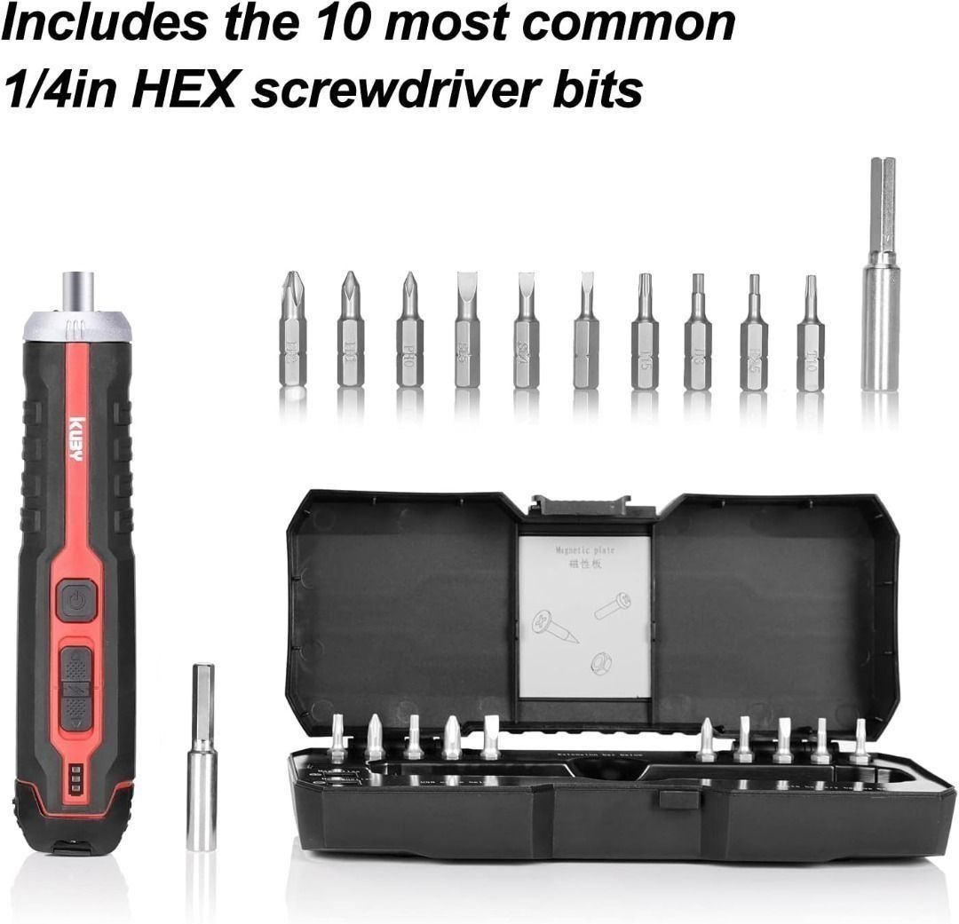 Pushdrive cordless outlet screwdriver