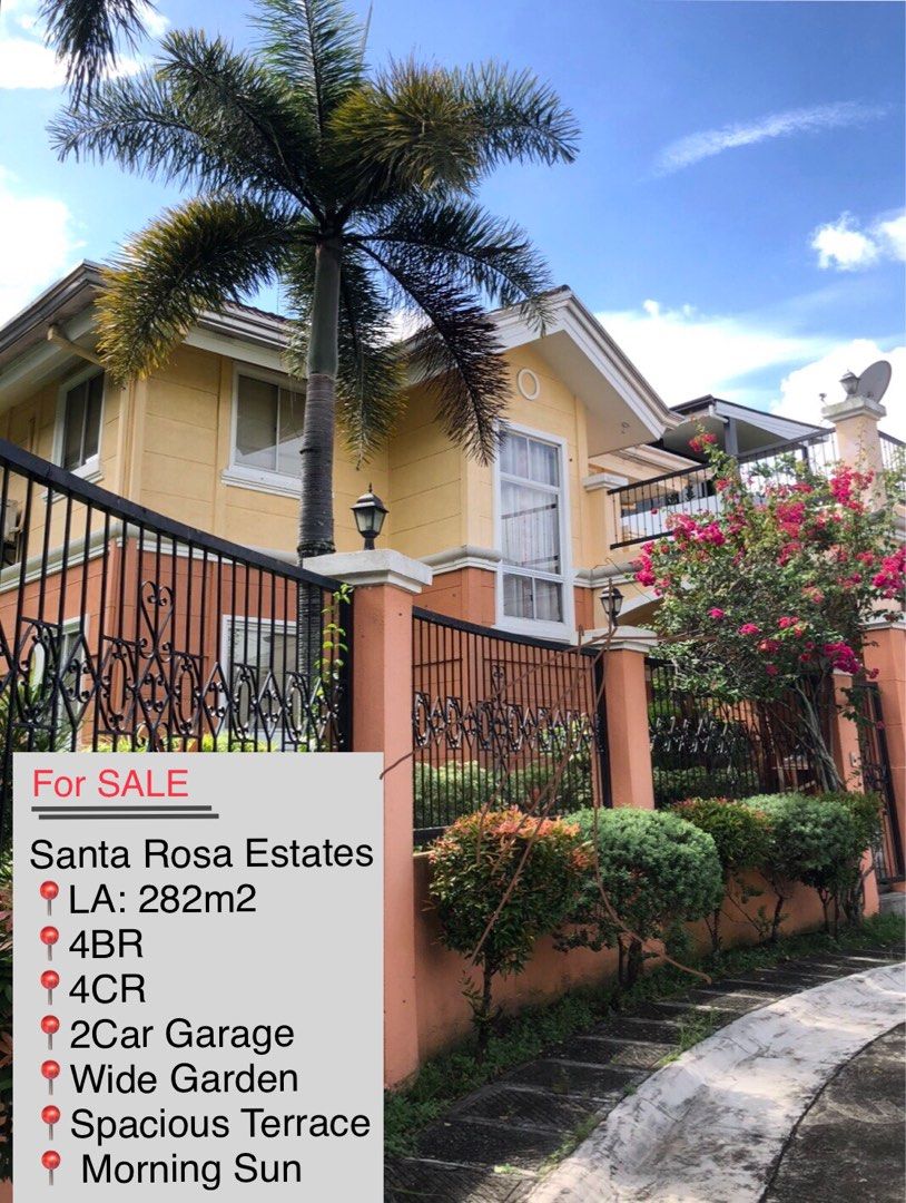 Santa Rosa Estates near Nuvali Big Lot House for Sale with Wide Garden
