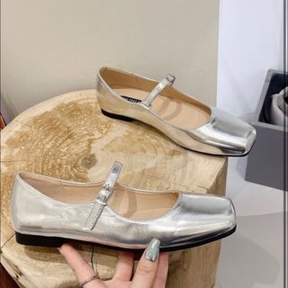 Shein Silver Mary janes