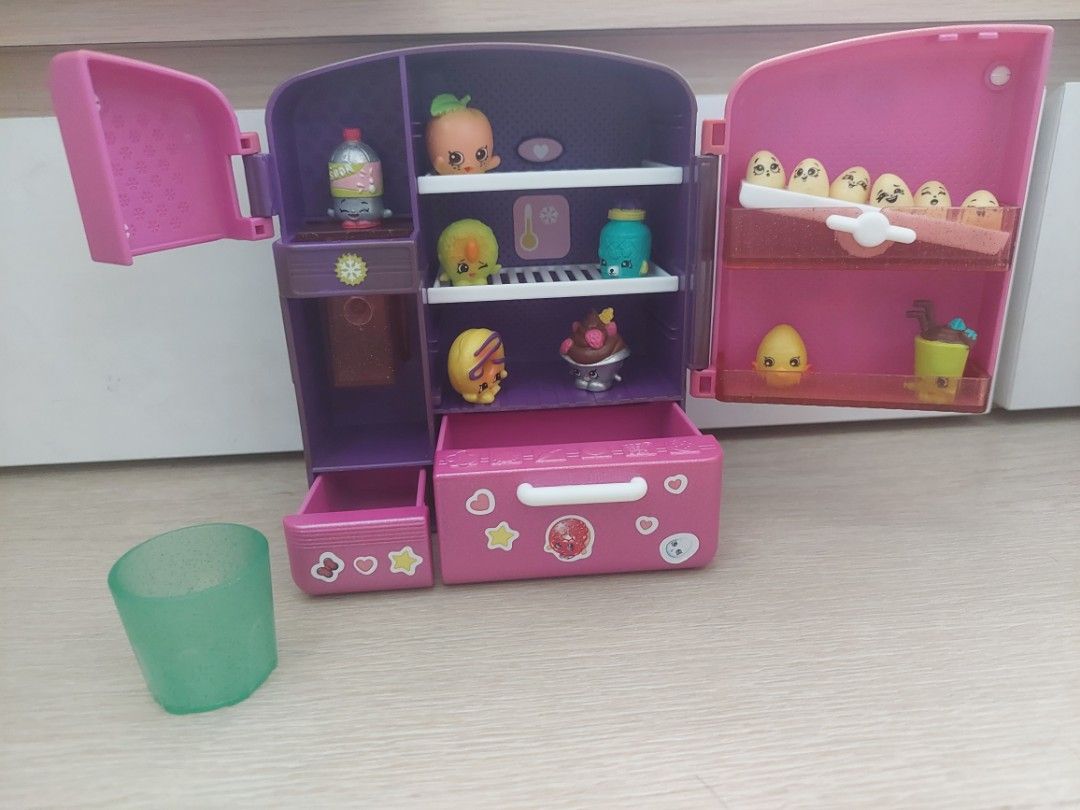 Shopkins so cool metallic fridge store