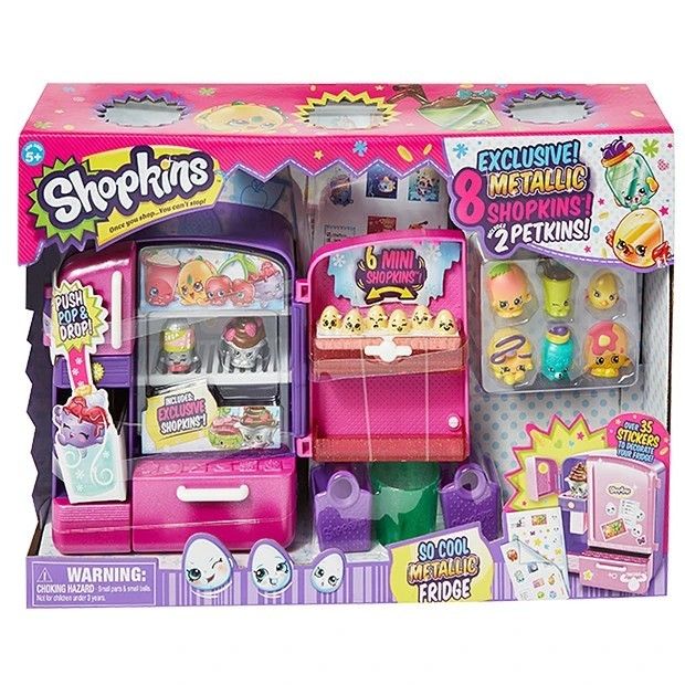 Shopkins Fridge Purple Shopkins So Cool Metallic Fridge, Hobbies