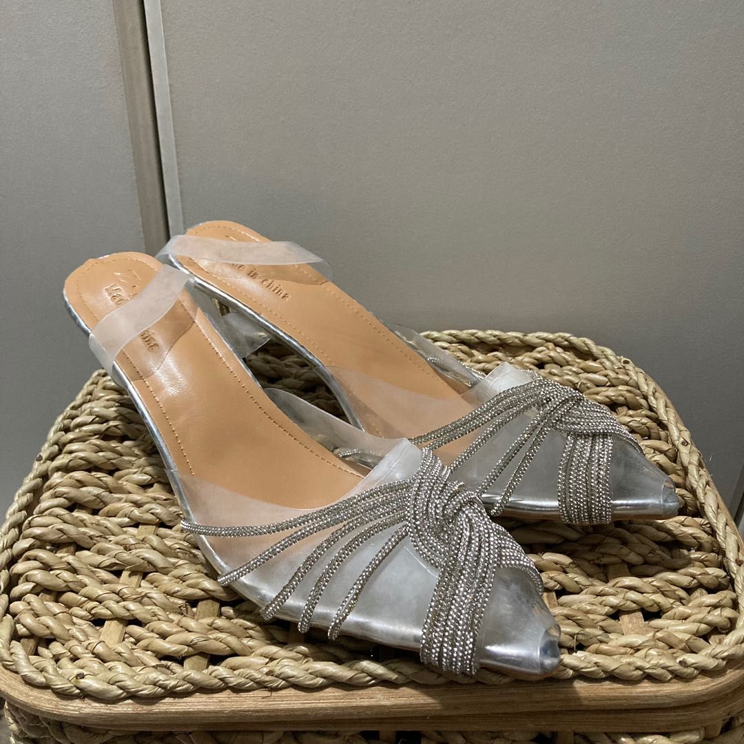 latest silver heels