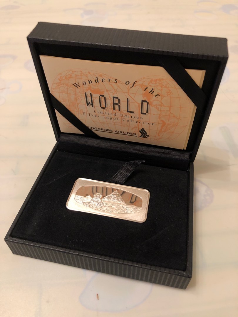 silver ingot collection】ナイアガラの滝・ピサの斜塔 7枚