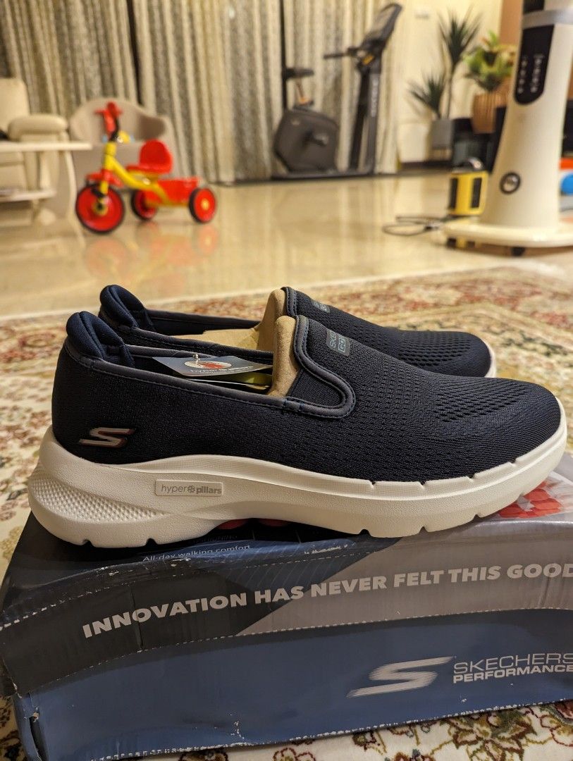 Skechers go walk sale black size 6