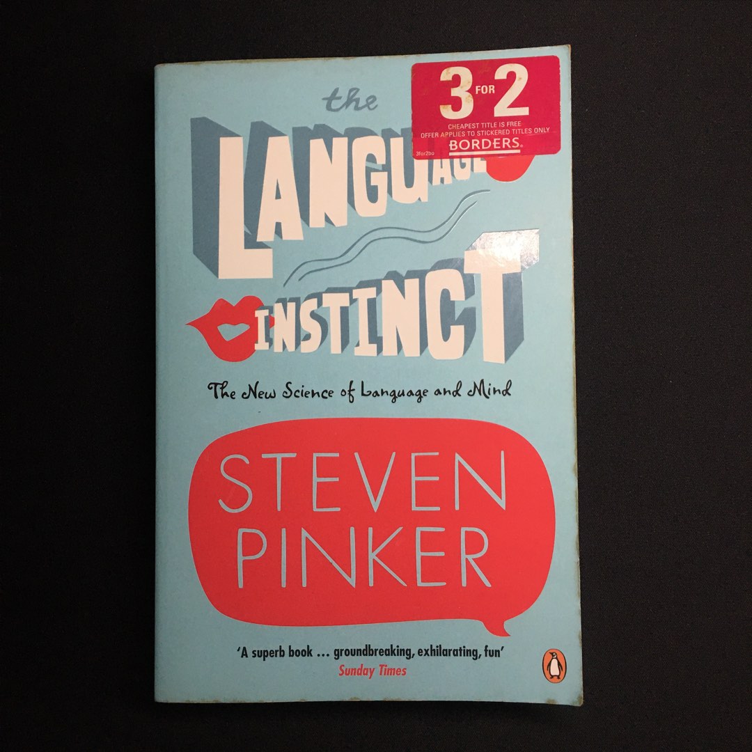 Steven Pinker The Language Instinct The New Science of Language and ...