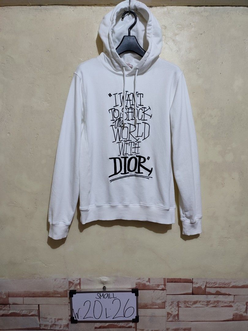Dior stussy hoodie cheap
