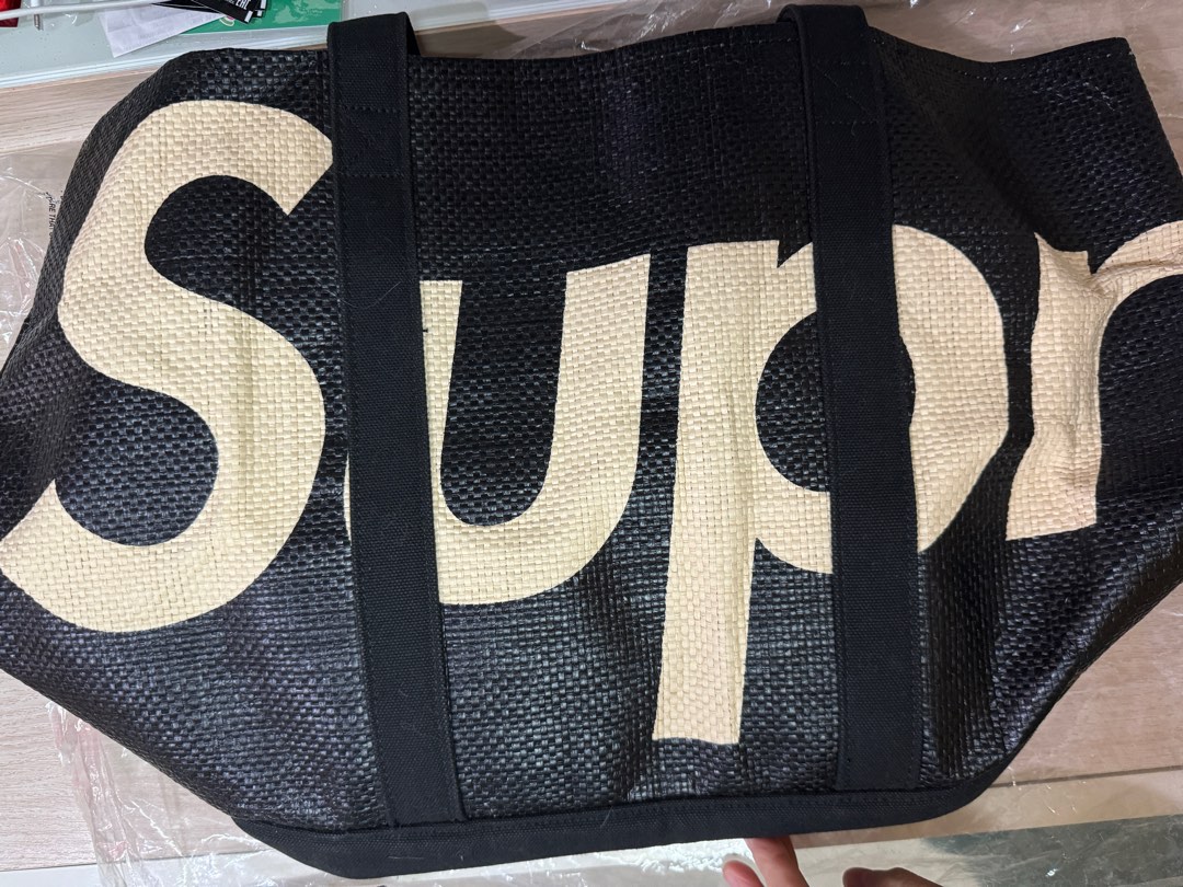 Supreme 20SS Raffia Tote Bag-
