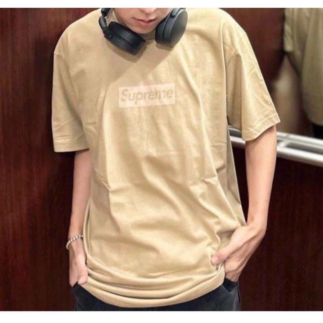 Supreme tonal box logo tee spring summer 2023, Men's Fashion, Tops