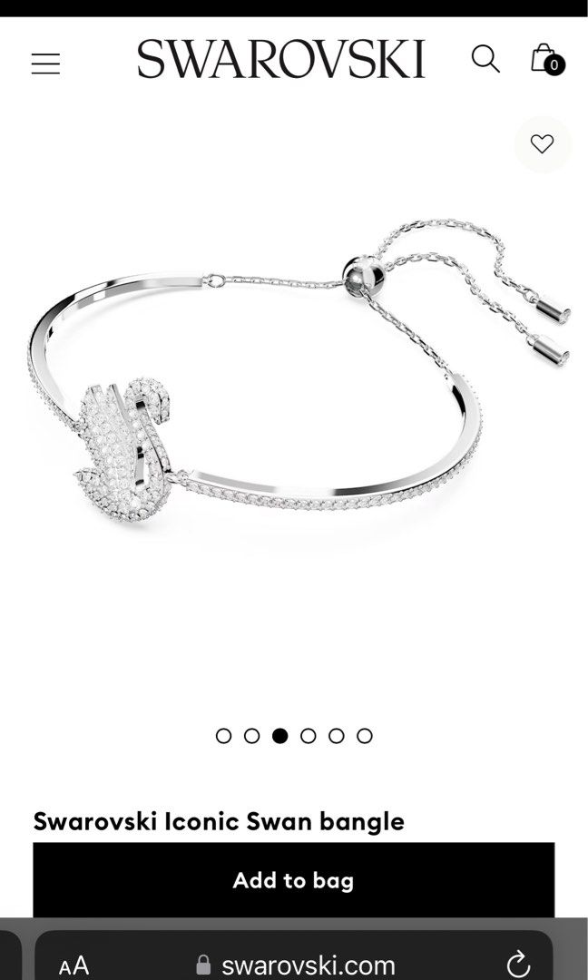 Swarovski Iconic Swan Bracelet 2025 | www.urbag.ws