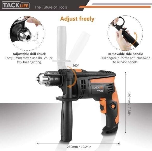 Tacklife best sale hammer drill