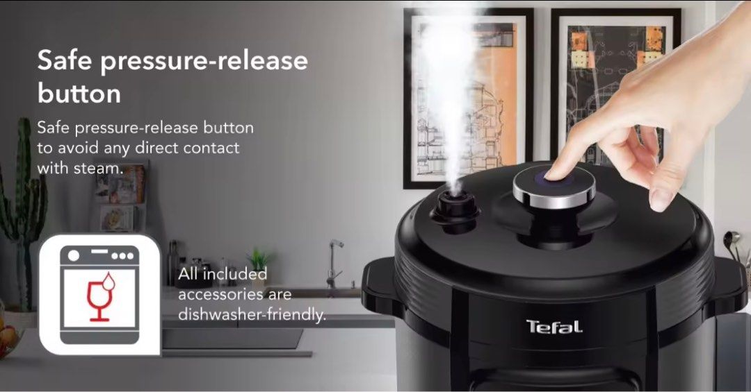 Tefal multi outlet cooker cy601