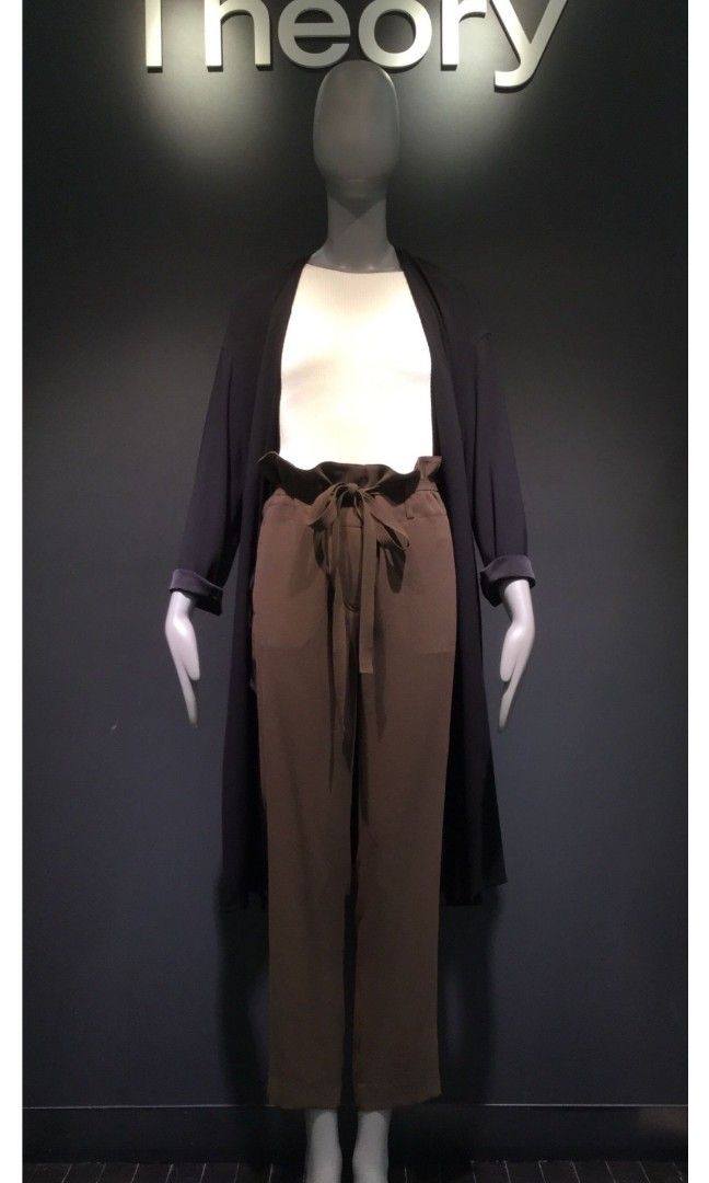 Theory open front light cardigan size s Carousell