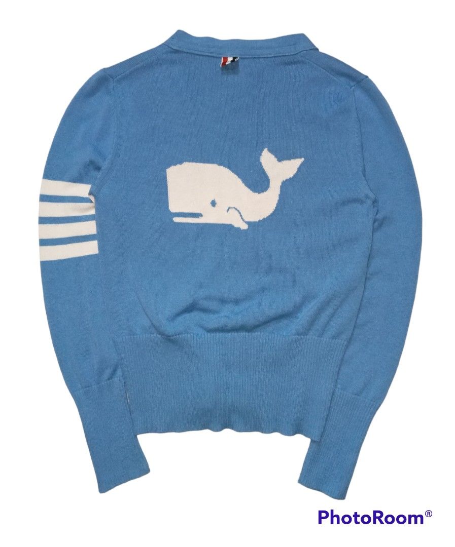 Thom browne whale sweater hot sale