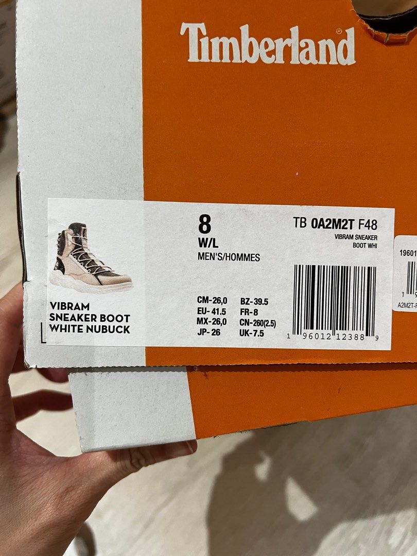 8w cheap timberland size