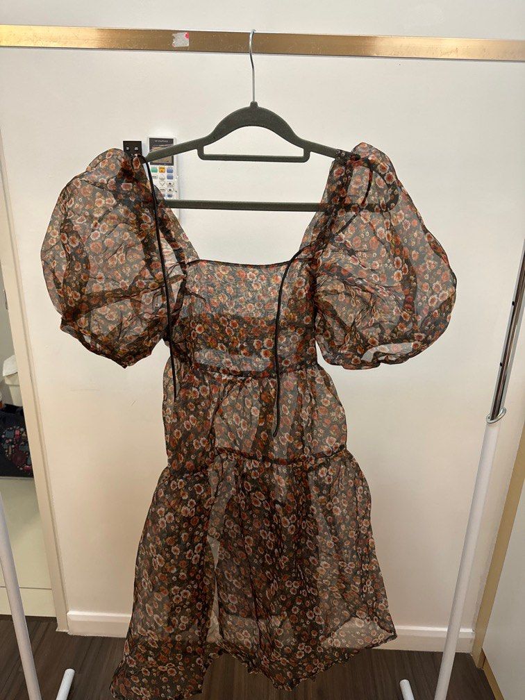 Topshop hotsell tiered dress