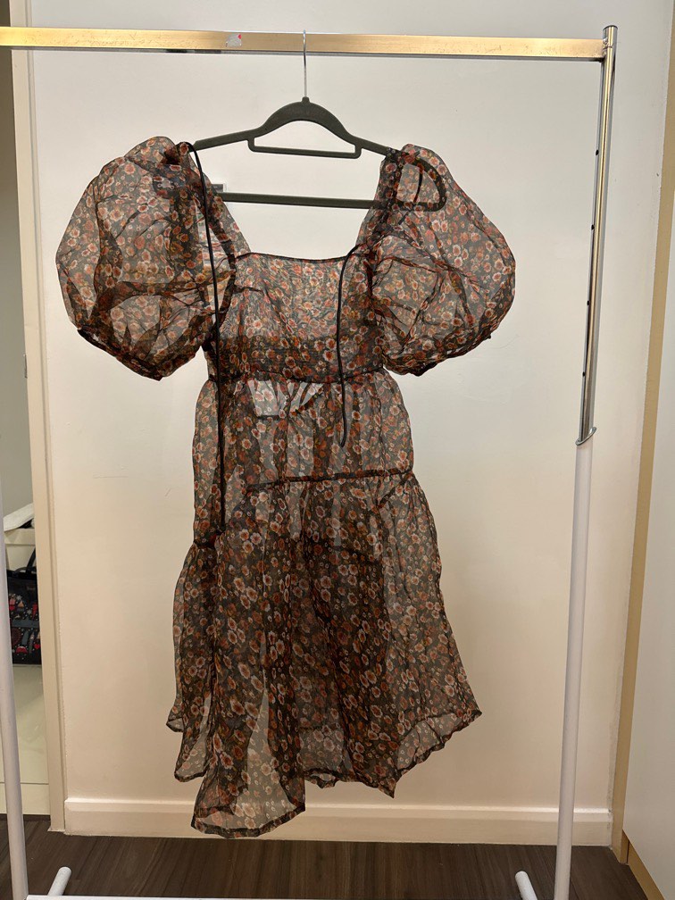 Topshop best sale tiered dress