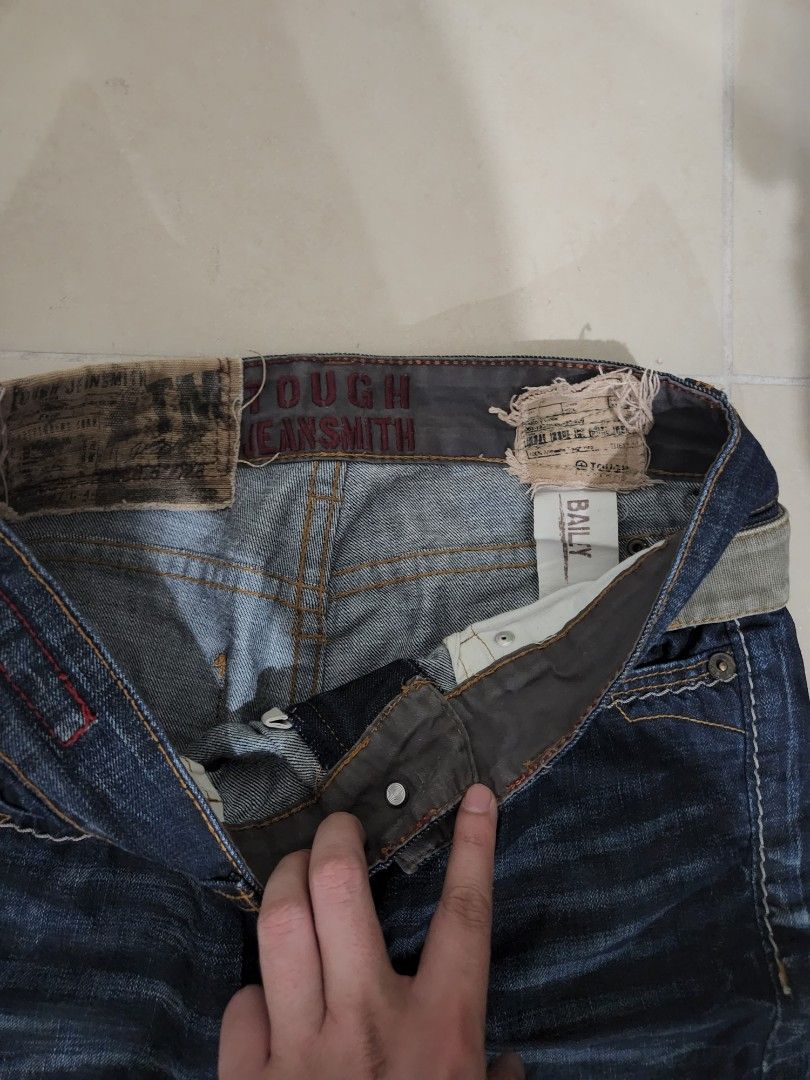 Tough Jeansmith Bailey (Category: Jeans) located in Quezon City. Submitted by themoreofless (Listing ID 1269244089, Image 3). Description: Waist 32 Length 45 Feet opening 9 PB.