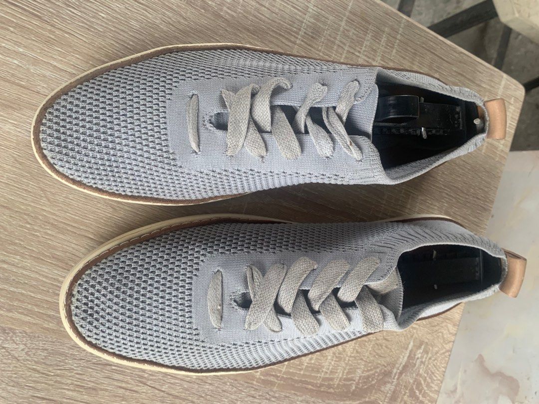 UGG Sydney Knit Leather Lace Up Sneaker (Category: Sneakers) located in Imus. Submitted by krabmeat (Listing ID 1269142497, Image 2). Description: No Original Box Details Model: 1095092 Light, fresh, and knit for movement, this sneaker blends a classic low-top silhouette with a weightless, breathable feel. Pair with culottes and a tee or a simple dress. Soft knit UGGpure™ heel lining Cushioning foam and PORON® insole Leather welt Rubber outsole.