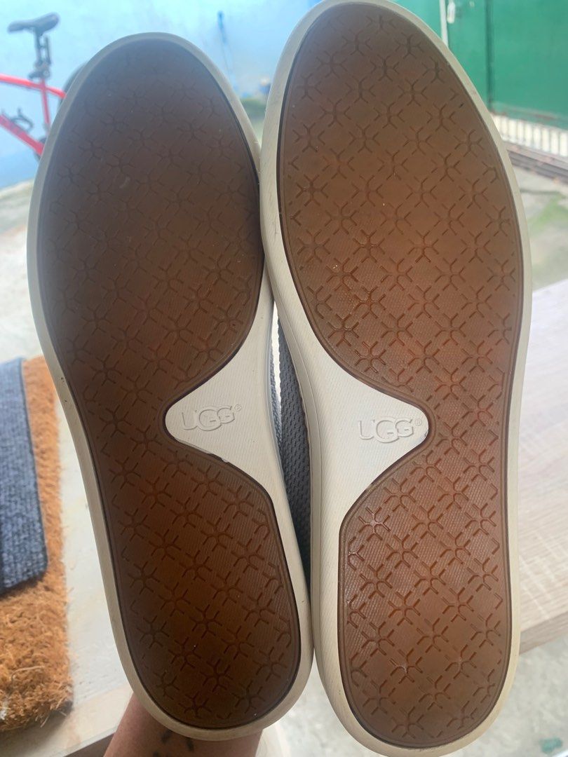 UGG Sydney Knit Leather Lace Up Sneaker (Category: Sneakers) located in Imus. Submitted by krabmeat (Listing ID 1269142497, Image 3). Description: No Original Box Details Model: 1095092 Light, fresh, and knit for movement, this sneaker blends a classic low-top silhouette with a weightless, breathable feel. Pair with culottes and a tee or a simple dress. Soft knit UGGpure™ heel lining Cushioning foam and PORON® insole Leather welt Rubber outsole.